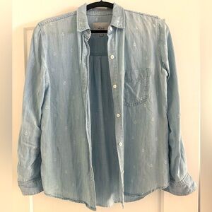 Rails Blue Ingrid Anchors
Chambray Top -  Nautical -  Small